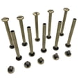 thumbnail image 1 of de tornillo de Chicago de plata 10X Accesorios de encuadernación Botón de remache de uñas para decoración de cuero DIY Libro de documentos Álbu 10x50mm SOLEDAD Postes Tornillos de fijación Remaches, 1 of 8