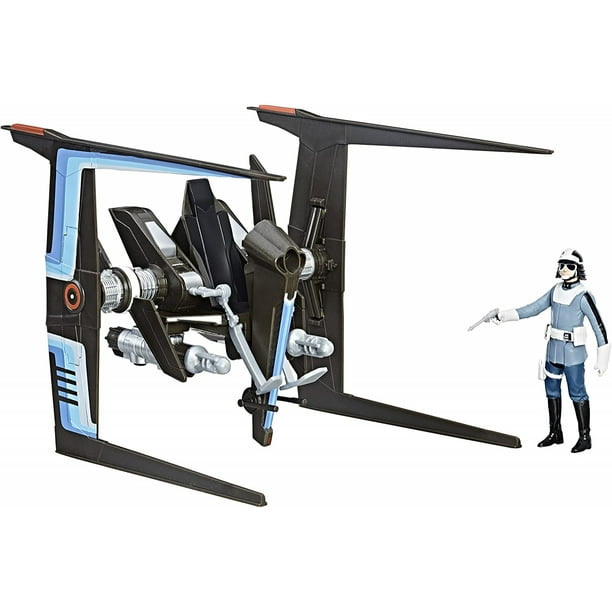 Vehículo Star Wars Speeder y Figura de Policía Canto Bight