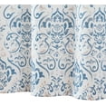 thumbnail image 5 of Blue Floral Shower Curtain, Medallion Damask Farmhouse Shower Curtains for Bathroom, Watercolor Retro Vintage Pattern Waterproof Fabric Shower Curtain, Bath Decor with Hooks 72x72 Inch, 5 of 6