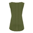 thumbnail image 6 of AherBiu Plus Size Tank Tops for Women Dotted Crewneck Summer Stretch Comfy Sleeveless Tunic Tops to Wear with Leggings, 6 of 6