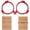 Set08, variant on Attract Couple Bracelet 7 Knot Red Rope Evil Bracelet Mutual Attraction Heart Bracelet Matching Couples Bracelets Set for Him And Her Women Friendship Rope Jewelry 4 Pcs