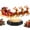 Red, Gold, Brown, Multicolor, variant on OYPGUE Floating Santa Sleigh Magnetic Levitation Christmas Decor