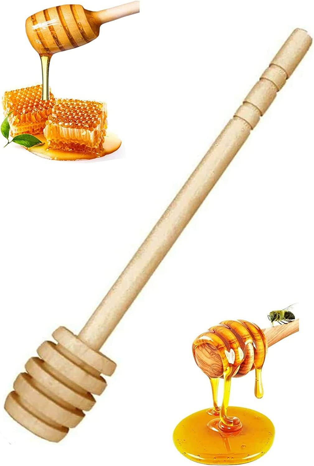 Honey Wooden Stick Honey Dipper Stick Charcuterie Utensils Honey Spoon Honey Stirrer