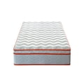 thumbnail image 4 of 12 Inch Eurotop Hybrid Mattress Cooling Gel Memory Foam Individually Wrapped Pocket Coils Motion Isolation Pressure Relief Mattress in a Box CertiPUR US Certified Medium Firm Full Queen King Size Opt, 4 of 9