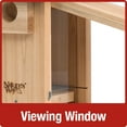 thumbnail image 6 of Nature's Way Cedar Bluebird Viewing House, Brown, 6 of 12