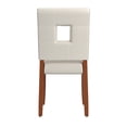 thumbnail image 6 of Weston Home Sive White Faux Leather Dining Chairs, Set of 2, 6 of 8