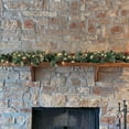 thumbnail image 2 of Haute Decor 6 Foot Christmas Pre-lit Mantel Swag with Timer, 2 of 5