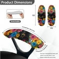 thumbnail image 6 of HELLHERO Cat Daisy Print Office Chair Cover Set, Protective Computer Office Chair Cover with Armrest Covers, Universal Desk Chairs Armrest Covers, Machine Washable, 6 of 6
