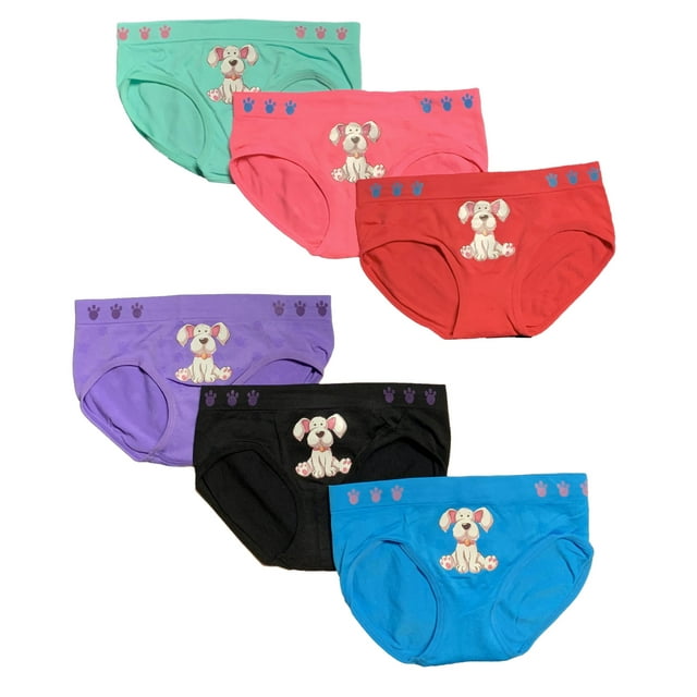 Paquete 6 Pantaletas Niña Con Divertidos Diseños Oh My Girl Talla 8-11 Años Pack Incluye 6 Diferentes Colores Oh My Girl 61422