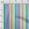 thumbnail image 1 of oneOone Silk Tabby Fabric Multicolor Stripe Printed Craft Fabric BTY 42 Inch Wide, 1 of 4