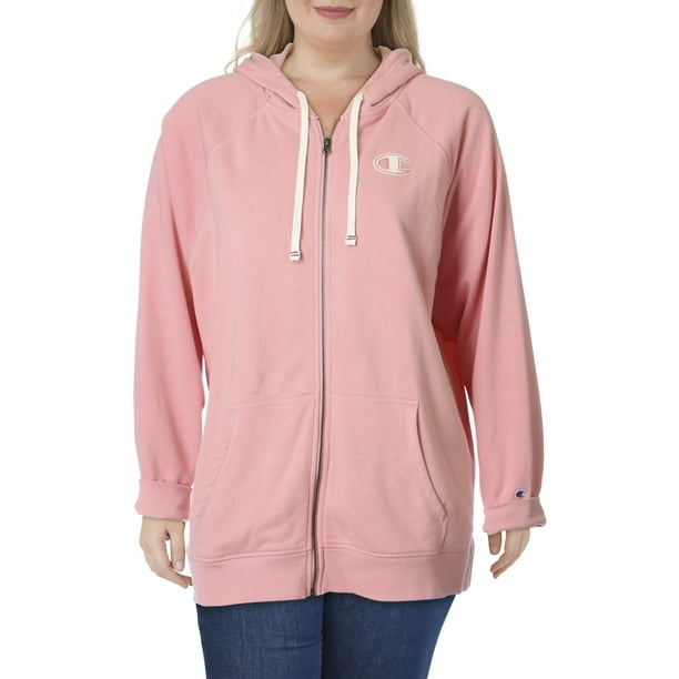 Champion Womens Plus Heritage Athletic Performance ZipFront Hoodie
