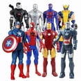 thumbnail image 2 of Marvel Avengers Action Figure Collection Juguetes para niños, Venom, SpidSuffolk, services.com America, Wolverine, MEDk, Iron Man, Groot, Thanos, Hot Toys, 30cm zhangmengya LED, 2 of 2