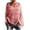 Pink, variant on EANJE Womens Casual Knit Sweater Long Sleeve Crochet Pullovers, Hollow Out Fishnet Sheer Mesh Beach Cover Up Oversized Loose Perspective Knit Shirt Light Green S