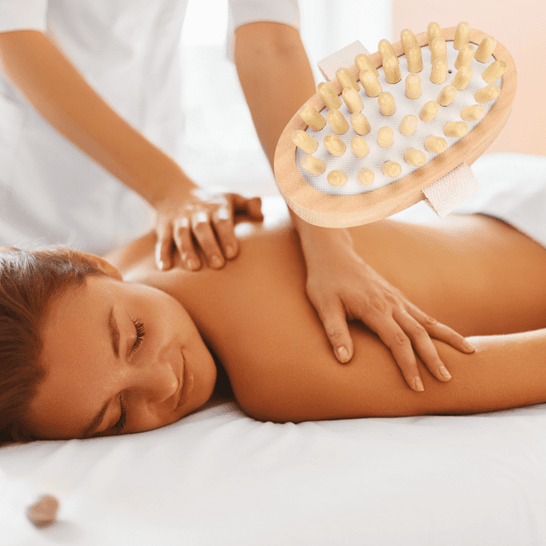 Duo Masajeador Manual Rodillo Cepillo Anti Celulitis Piel Bodega Aurrera en linea