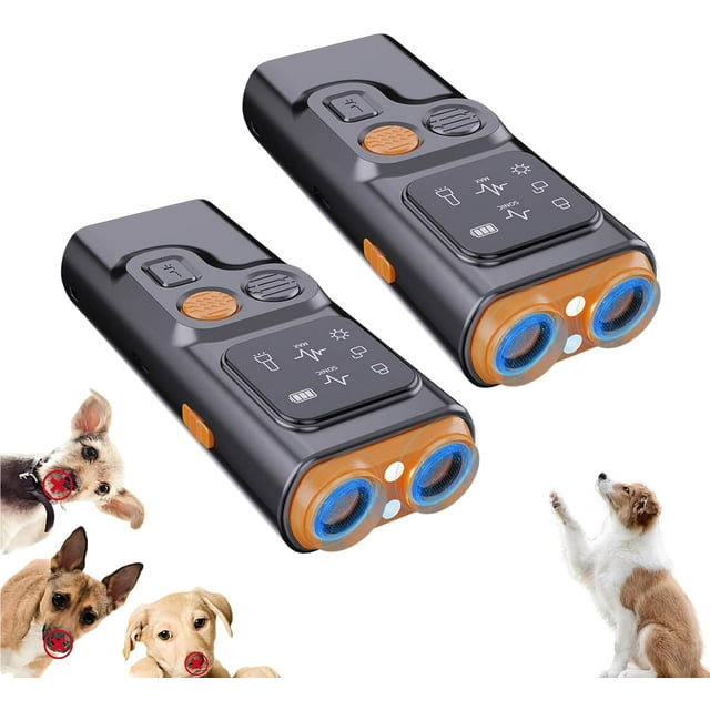 BarksssGuard Pro,Barkssguardz for Dogs, Dog Bark Deterrent Device with Hd Display and Led Flashlight, with 3 Training Modes, to Stop Barking or Bad Behavior (2 Set)