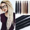 thumbnail image 2 of 5 pcs 20'' Handmade Dreadlocks Crochet Braids Synthetic Braiding Hair Extensions, 2 of 5