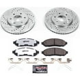 thumbnail image 3 of PowerStop Front Z36 Truck & Tow Carbon-Fiber Ceramic Brake Pad and Drilled and Slotted Rotor Kit Fits: NISSAN SUZUKI Select Models K4611-36, 3 of 9