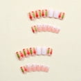 thumbnail image 2 of Yoyauz 24 PCS Christmas Fake Nails Shining Gold Purple Christmas Puppy Star Short Fake Nails, Christmas Color Nails Used for DIY Nail Decoration in Winter, 2 of 7