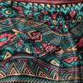 thumbnail image 5 of Ambesonne Vintage Valance Pack of 2, Eastern Doodles, 42"X18", Dark Coral Aqua Yellow, 5 of 5