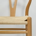 thumbnail image 4 of W Chair, Walnut Frame/ natural rattan, 4 of 14