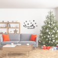 thumbnail image 5 of Adhesivos de pared navideños, decoración acrílica, decoración festiva, copos de nieve, alce, árbol de Navidad y gorro de Papá Noel, azulejos de espejo de pared, adhesivos y murales de pared., 5 of 5