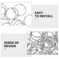 thumbnail image 3 of DESIGNICE 400Pcs Key Rings Metal Small Key Rings Diy Keychain Rings Metal Round Key Rings O-Shaped Rings, 3 of 7
