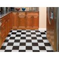 thumbnail image 2 of Traditional Elegance Madison Black & White 12x12 Self Adhesive Vinyl Floor Tile - 20 Tiles/20 sq. ft., 2 of 2