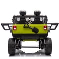 thumbnail image 6 of 24 Volt Ride on Toys Ride on Truck Car with Remote Control, 2 Seater 400W Kids Powered Ride ons Spring Suspension, 3 Speed, Bluetooth Music, Green, 6 of 15