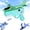 Green, variant on Dinosaur Foam Glider Launcher Toy, Mechanical Catapult Gun, Crash-Resistant EPP Airplane with Long Flight Distance, Outdoor Active Play Gift