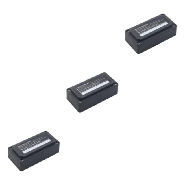VONKY Safe And Easy To Heavy Duty Power Distribution Block Bus Bar Box For Car RV Boat Waterproof 3Set