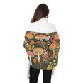thumbnail image 4 of FORMRS Womens Scarf Winter Soft Long Big Warm Shawls Wrap Tassel Scarves, Colorful Mushroom, 4 of 9