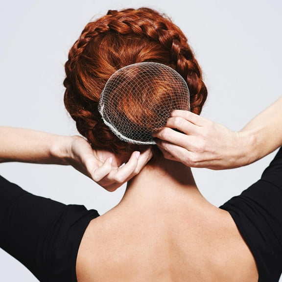 FRCOLOR 10pcs Hair Net Individually High Elastic Mesh Edge Invisible Hair Nets For Women Buns Food Service Dancer Cooking Wigs