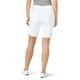 thumbnail image 2 of Bermuda Short Lee para mujer, corte holgado, color blanco, talla 4, 2 of 6