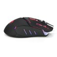 thumbnail image 4 of 2.4 GHz wireless mouse, 6 buttons, 3-level DPI adjustable and 7-color breathing light, USB rechargeable gaming mouse, 4 of 5
