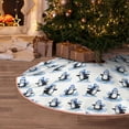 thumbnail image 5 of Sikiie Skiing Penguin Funny Christmas Tree Skirt, Christmas Tree Decorations, Christmas Decor, Tree Mat Decoration(30-48IN)-48", 5 of 6