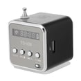 thumbnail image 1 of Mini altavoz con cable de 3,5 mm Reproductor de MP3 portátil Radio FM Música, 1 of 8