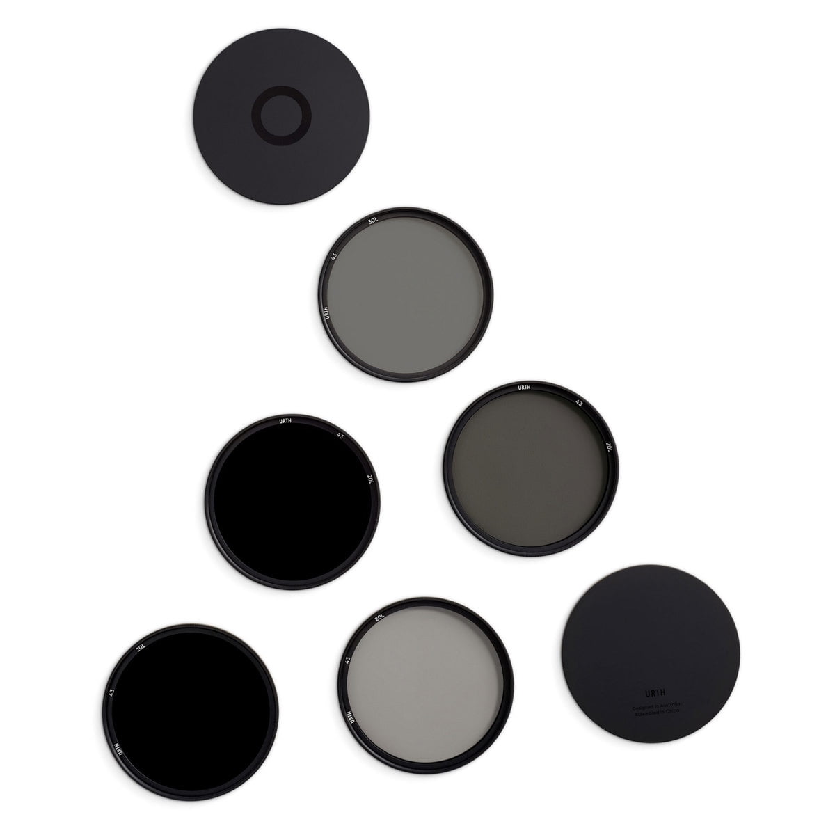 Urth 43mm ND8, ND64, ND1000 レンズフィルターキット (プラス+) : Urth 43mm 3-in-1 Lens Filter Kit (Plus+) \u2014 Neutral