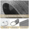 thumbnail image 7 of Jane Stone Sun Shade Sail 12'X16 Curved Edge Outdoor Shade Canopy Sand Breathable 95% UV Block Shade Cloth for Patio Garden Backyard -Dark Grey, 7 of 7