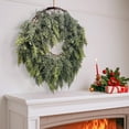 thumbnail image 3 of Guvpev 6FT Real Touch Christmas Garlands - Artificial Cedar Garland Realistic Faux Cedar Pine Needles Greenery Garland for Mantel, Fireplace, Holiday, Seasonal Decor, Indoor Outdoor Xmas Decorations, 3 of 9