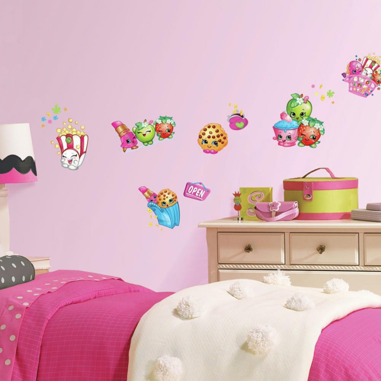 RoomMates Shopkins Peel and Stick Wall  Decals  Walmart  com