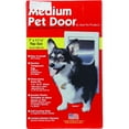 Ideal Pet Medium White Plastic Pet Door, 7x111/4 In., Dog Flap, Easy Install