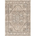 thumbnail image 4 of Well Woven Novriku Beige Persian Floral Medallion Area Rug 5x7 (5'3" x 7'3"), 4 of 8