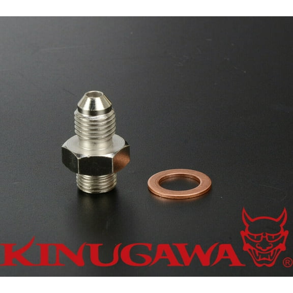 Kinugawa 4AN Turbo Oil Feed Adapter Fitting Garrett GT25 GT28 GT30 GT35 JB 1.5mm