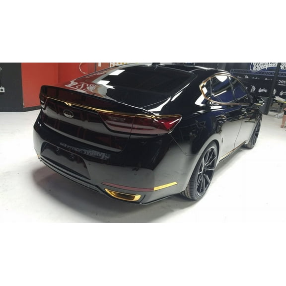 For Kia Cadenza Tinted Tail Lights Overlays Smoked Lamps Protection Cover Film