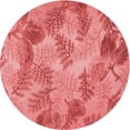 thumbnail image 1 of Ahgly Company Tapis Rond Lavable en Machine Intérieur Rouge Rubis, 6 Pieds Rond, 1 of 7