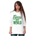 thumbnail image 3 of Guac World Guacamole Avocado Foodie Plus Size Long Sleeve Graphic Tee Shirt Brisco Brands 3X, 3 of 5