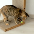 thumbnail image 5 of Coziwow L-shaped Cat Scratcher Cardboard Pad Cat Lounge Bed W/ Catnip Vertical, 5 of 11