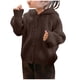 thumbnail image 2 of Suéter de manga larga con capucha para niños, chaquetas y abrigos casuales, de color liso, con capucha y botones, top de punto cómodo e informal, blusa de poliéster para niños., 2 of 7