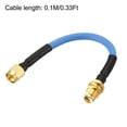 thumbnail image 4 of SMA Extensión Cable SMA Macho a SMA Hembra RF Coaxial Cable RG402 0.1M /0.33Pies 2Uds, 4 of 4
