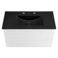 thumbnail image 6 of Modway Render 36" Wall-Mount Bathroom Vanity in White Black, 6 of 9